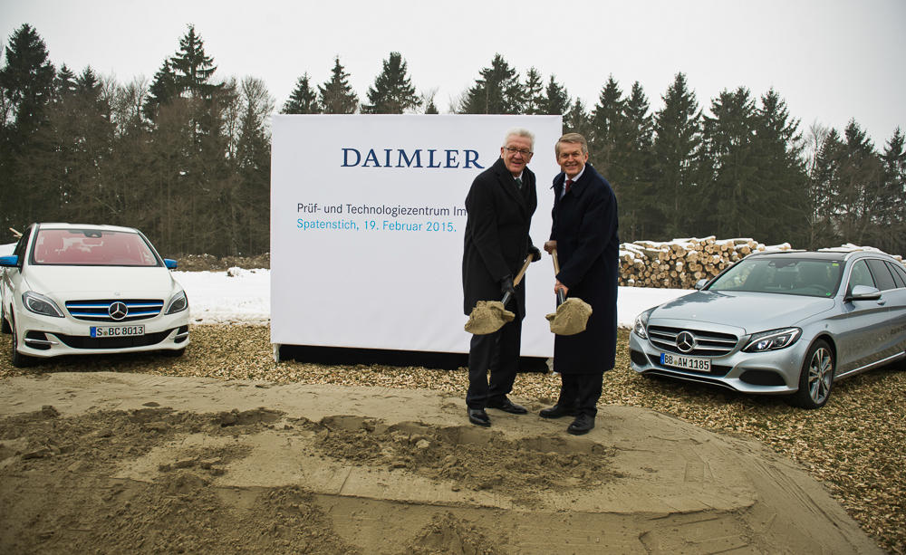 Spatenstich Daimler Prüf- und Technologiezentrum Immendingen (v