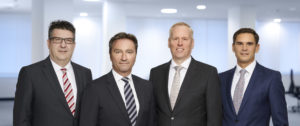 Weiterhin anbei ein Foto der neuen Geschäftsleitung. v.l.n.r.: Dirk Schmitt, Dietmar Gierse, Rainer Schwörer, Michael Dold