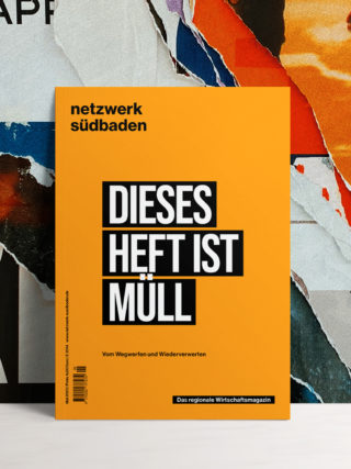 cover netzwerk südbaden 05/23 Thema Müll