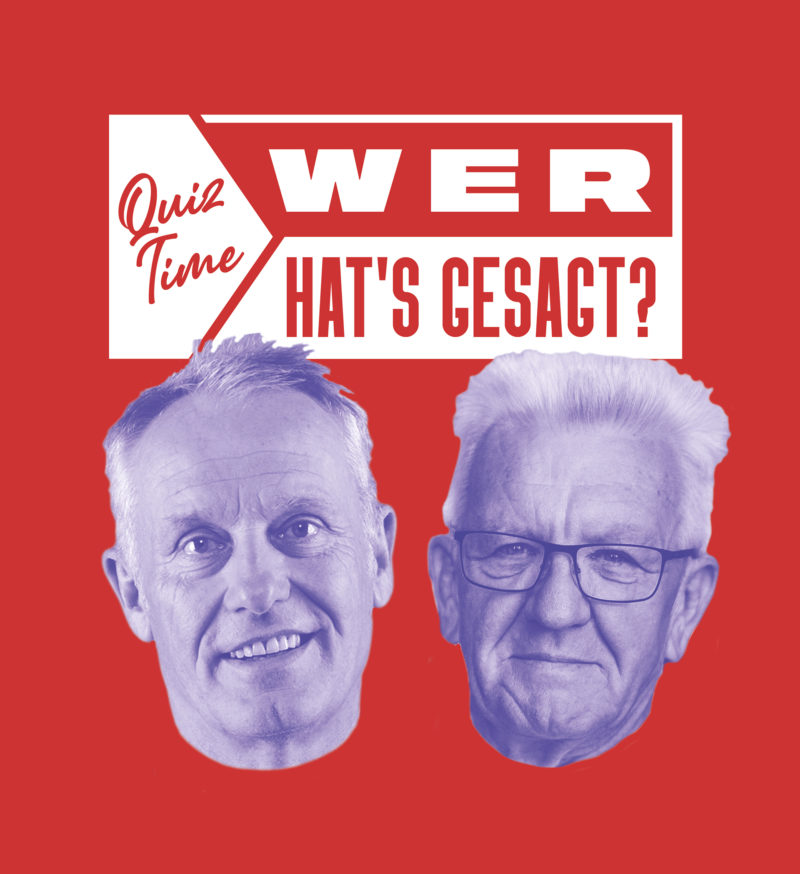 Quiz Christian Streich Winfried Kretschmann