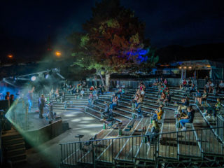 Open-Air-Bühne vom Veranstaltungstechniker Tecstage in Freiburg