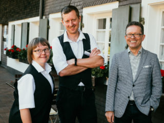 Heike Kromer, Max Gräßlin und Thomas Puchan vom Hofgut Himmelreich