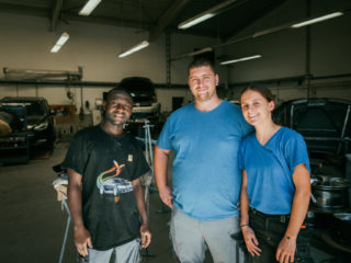 Auszubildende bei Knöpfle-Design