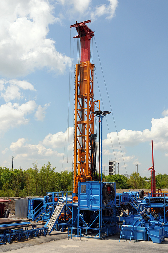 Geothermie Bohrturm