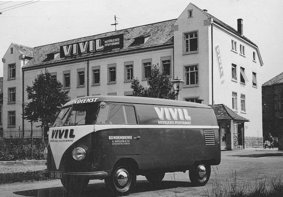 Historisches Vivil-Kundendienstfahrzeug