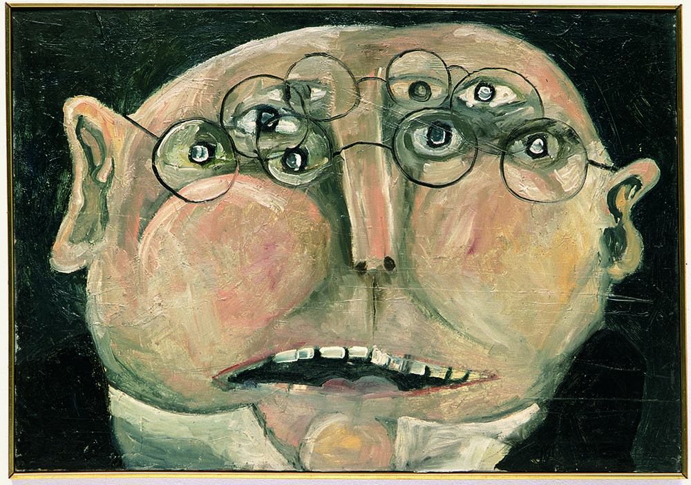 L`Homme aux Lunettes, Der Mann mit Brille, 1963 © Tomi Ungerer