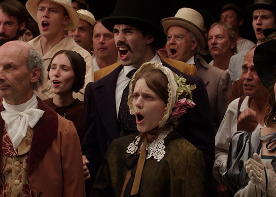 Szene historische Mediashow Salmen Offenburg
