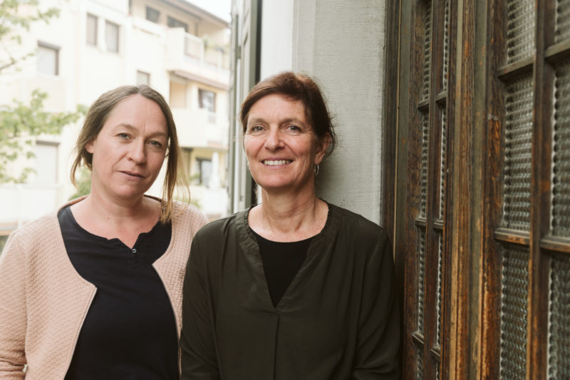 Claudia Winker (re.) und Pia Kuchenmüller, Frauenhorizonte