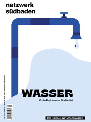 Cover Ausgabe netzwerk südbaden 06/2022 Thema Wasser