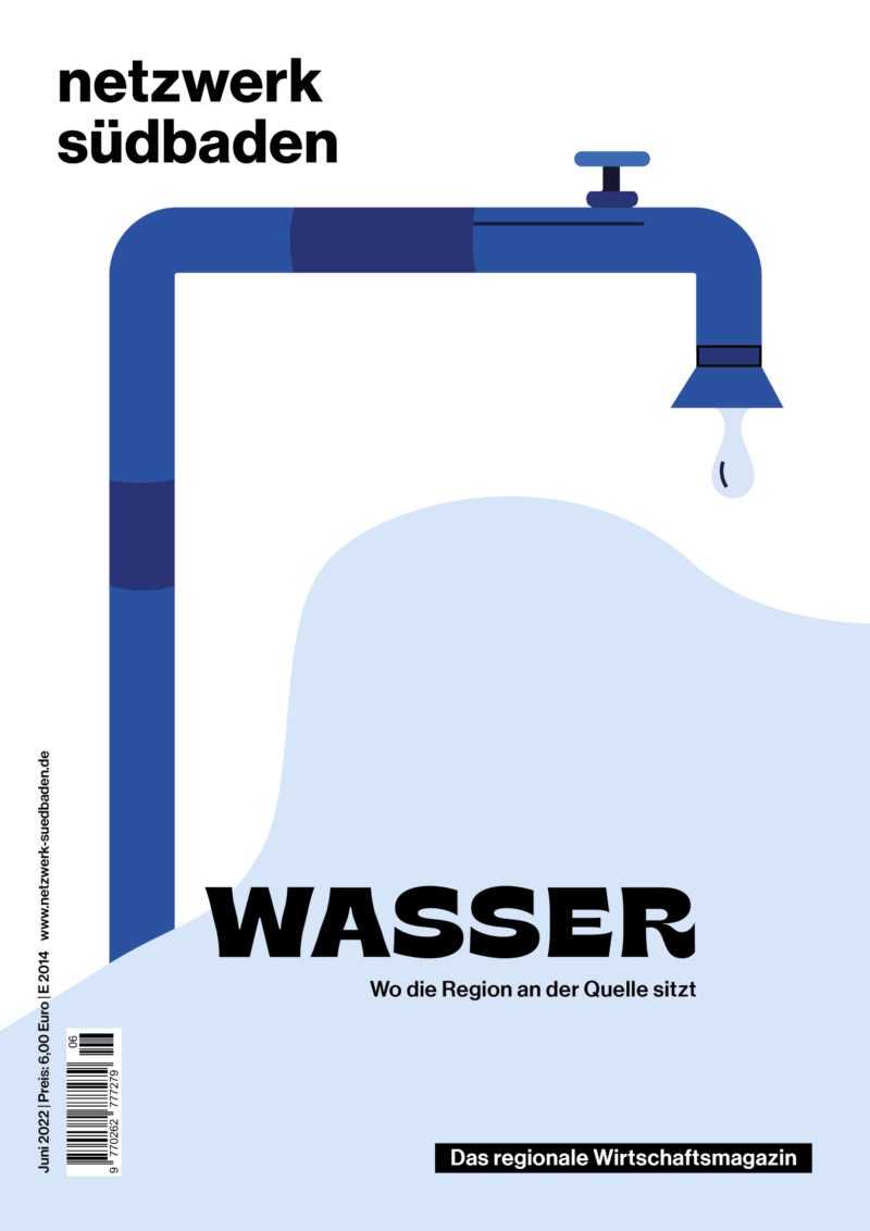 Cover Ausgabe netzwerk südbaden 06/2022 Thema Wasser