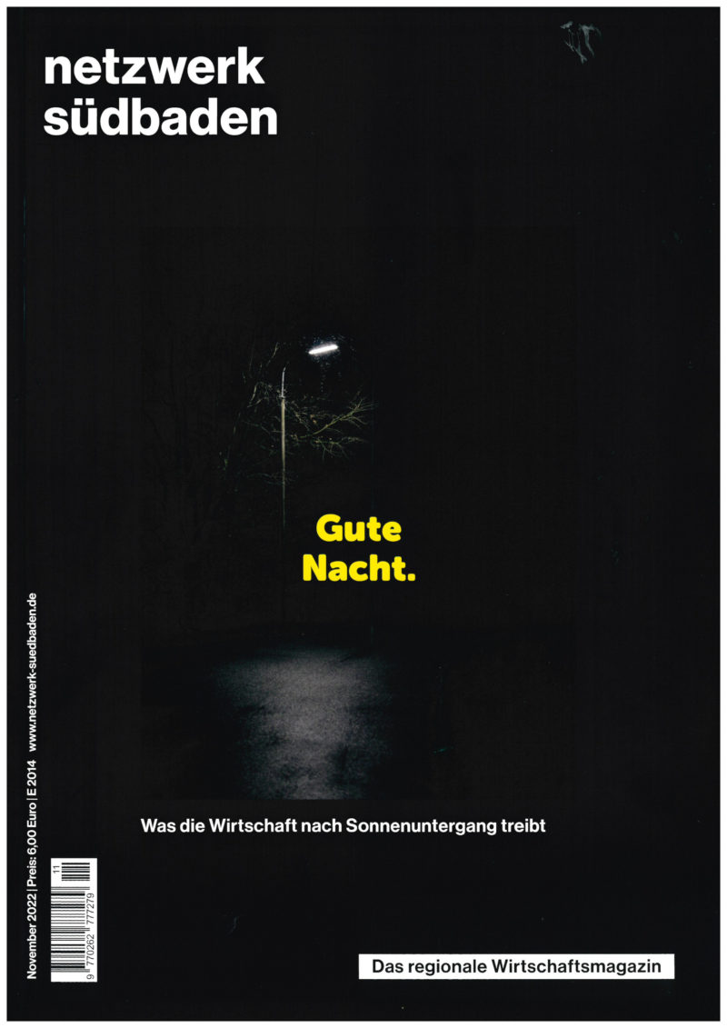 Cover Ausgabe 11/22 Thema Nacht