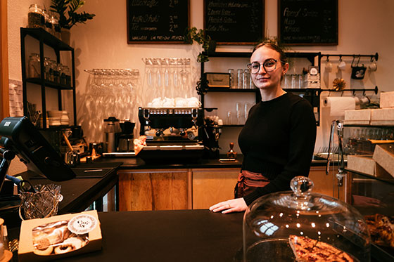 Jana Reinhardt vom Café 58