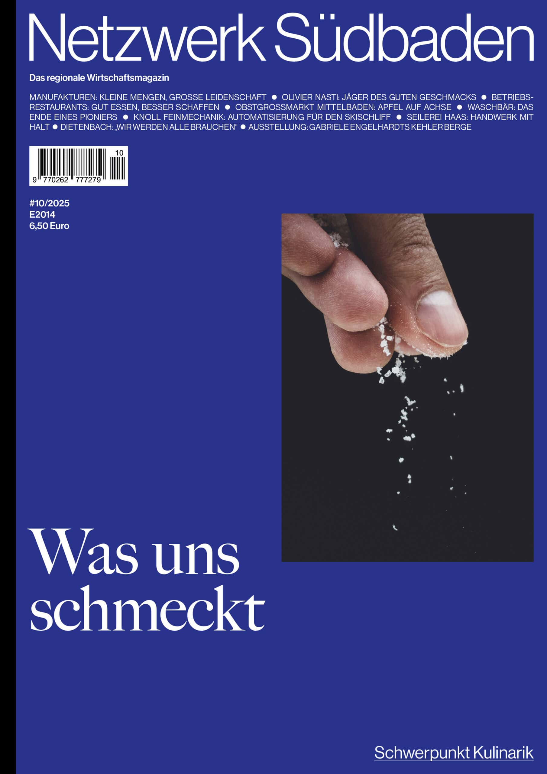 Cover NWS 10/2025 Schwerpunkt Kulinarik