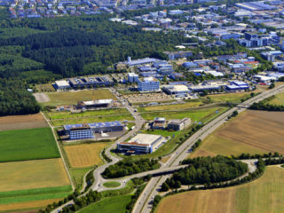 Blick auf das Gewerbegebiet Haid-Süd. Foto: ZVG