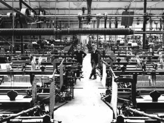 Der Websaal der Firma Wilh. Willmann in Todtnau-Präg.