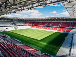 Das neue Stadion ist größer als das alte, derzeit aber doch zu klein.