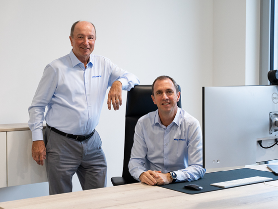Proukrist Lothar Ganter und Geschäftsführer Peter Horner. Foto: Julia Noetzel/Zientarski Consulting
