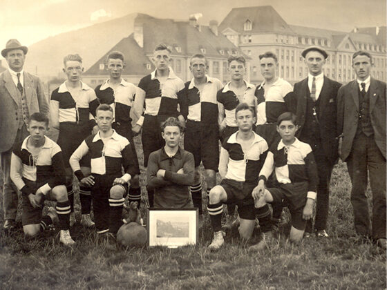 Ein Mannschaftsbild aus der Anfangszeit des SC Freiburg. Foto: Archiv des SC Freiburg e.V.