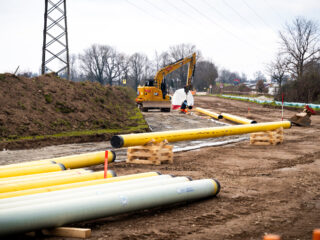 Die Erschließungsarbeiten für Dietenbach laufen. Foto: Santiago Fanego
