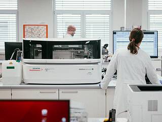 Blick in das Labor Dr. Brunner in Konstanz