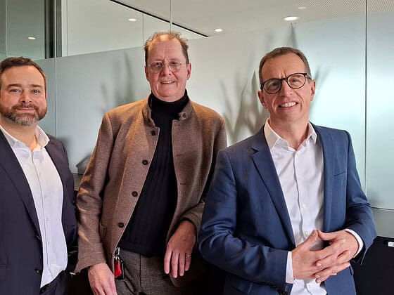 Rechtswalt Michael Schneider, Unternehmensberater Bernhard Gehri, Vermögensberater Mathias Lebtig und Notar Alexander Vivell (von links).