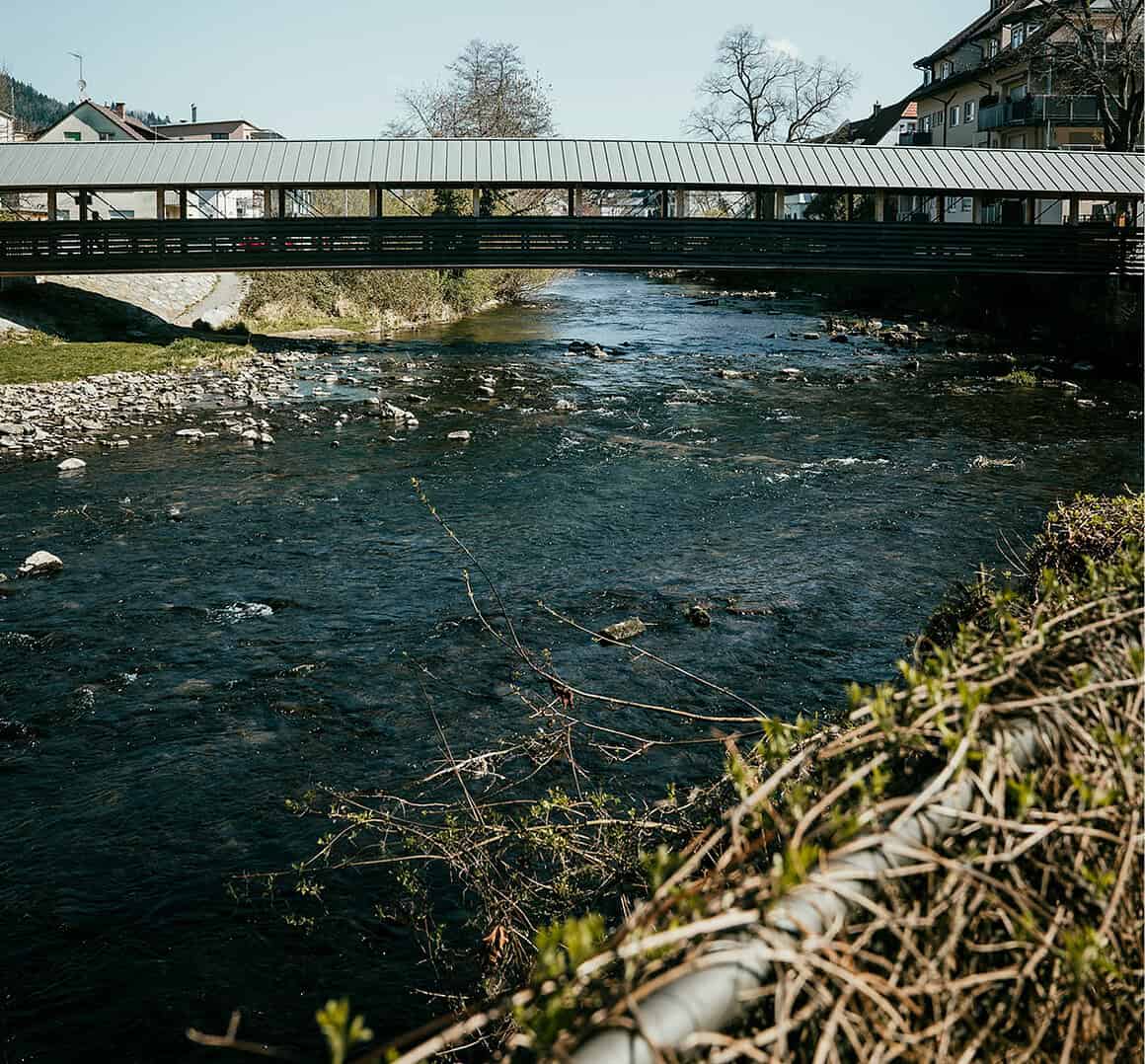 Fluss Elz in Waldkirch