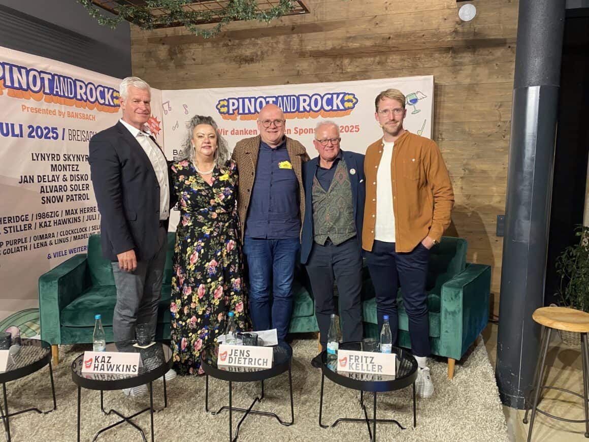 Oliver Rein, Kaz Hawkins, Jens Dietrich, Fritz Keller, Moderator