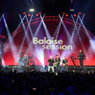Duran Duran beim Autritt in Basel Festival Baloise Session
