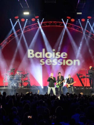 Duran Duran beim Autritt in Basel Festival Baloise Session