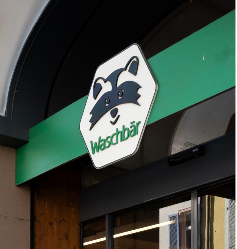 Die Marke Waschbär ist wieder da.