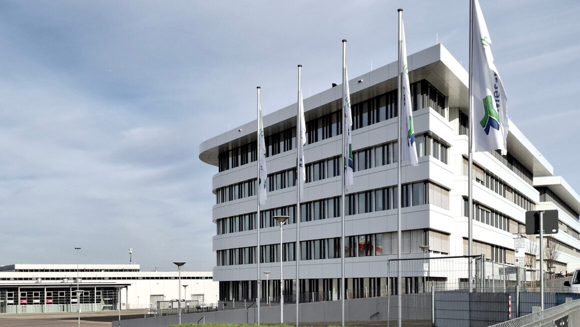 Der Sitz der FWTM direkt an der Freiburger Messe.
