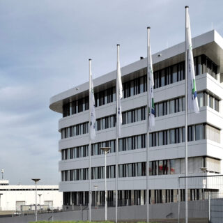 Der Sitz der FWTM direkt an der Freiburger Messe.