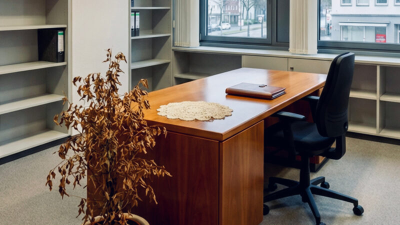 leergeraeumtes Buero