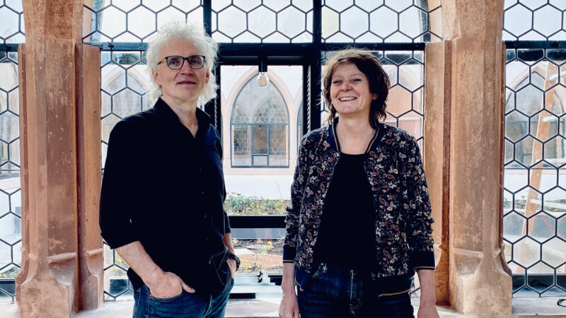 Petra Habammer und Ulrich Leiber, Architekten, Im Kreuzgang des Augustinermuseums