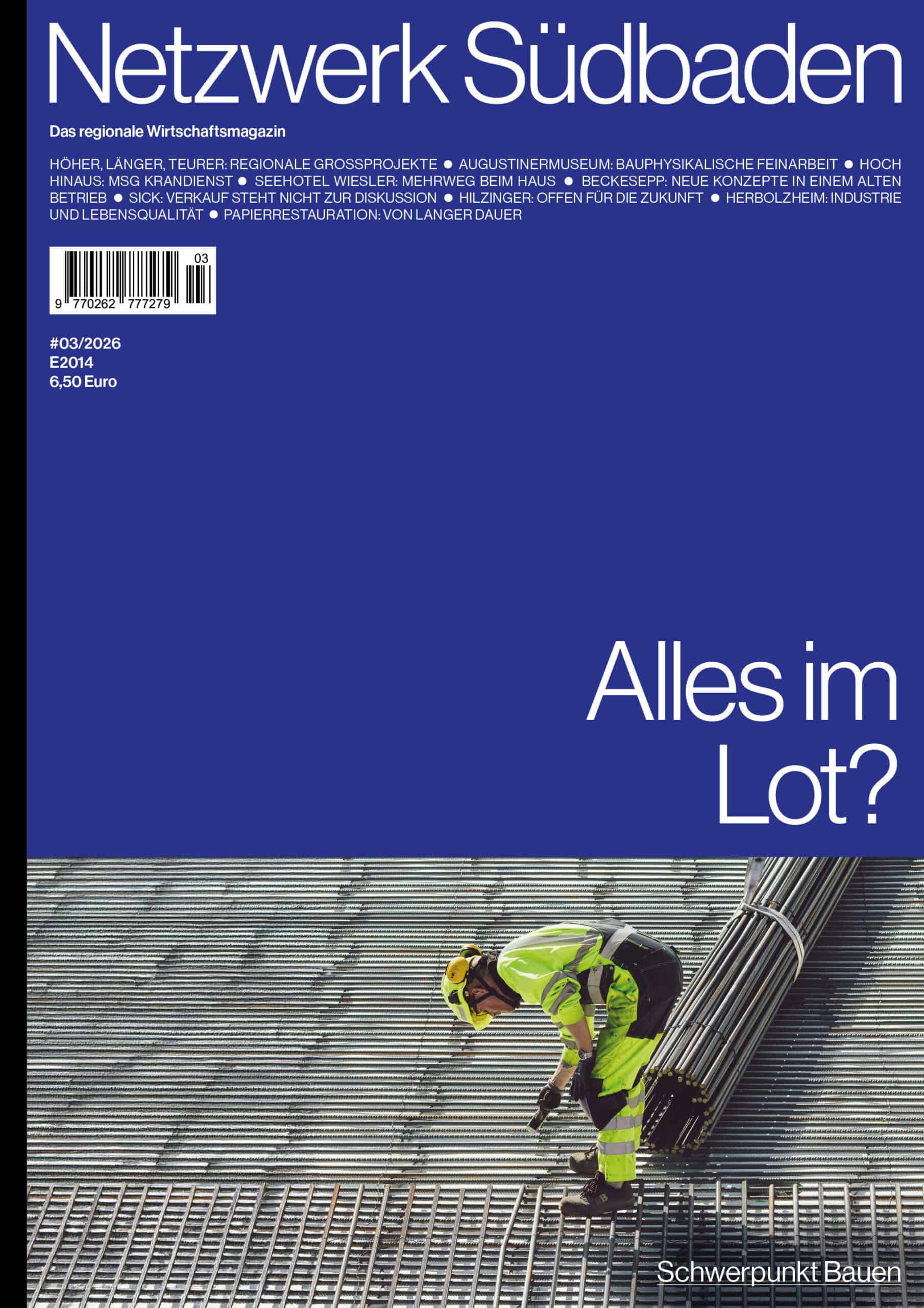 Cover NWS 03/2026 Schwerpunkt Bauen