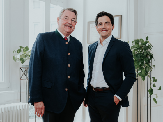 Beiratsvorsitzender Hugo Sprenker (li.) und Geschäftsführer und Inhaber Raoul Röder.