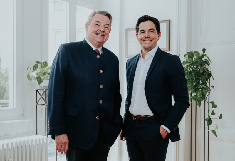 Beiratsvorsitzender Hugo Sprenker (li.) und Geschäftsführer und Inhaber Raoul Röder.