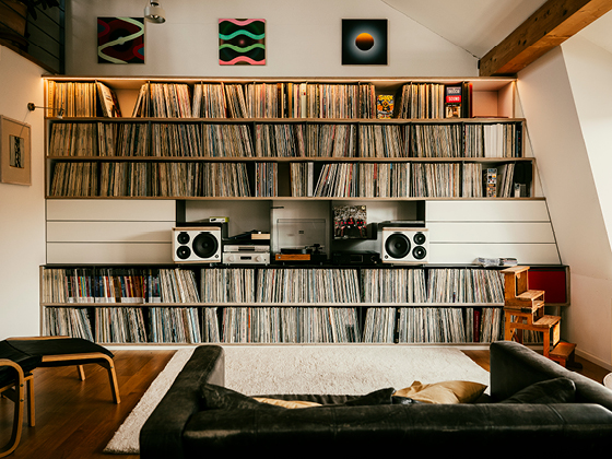 Vinylsammlung von Frank Kleinschmidt von In + out Records