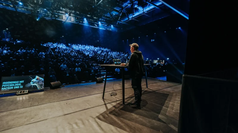 Linus Neumann bei der BMSW