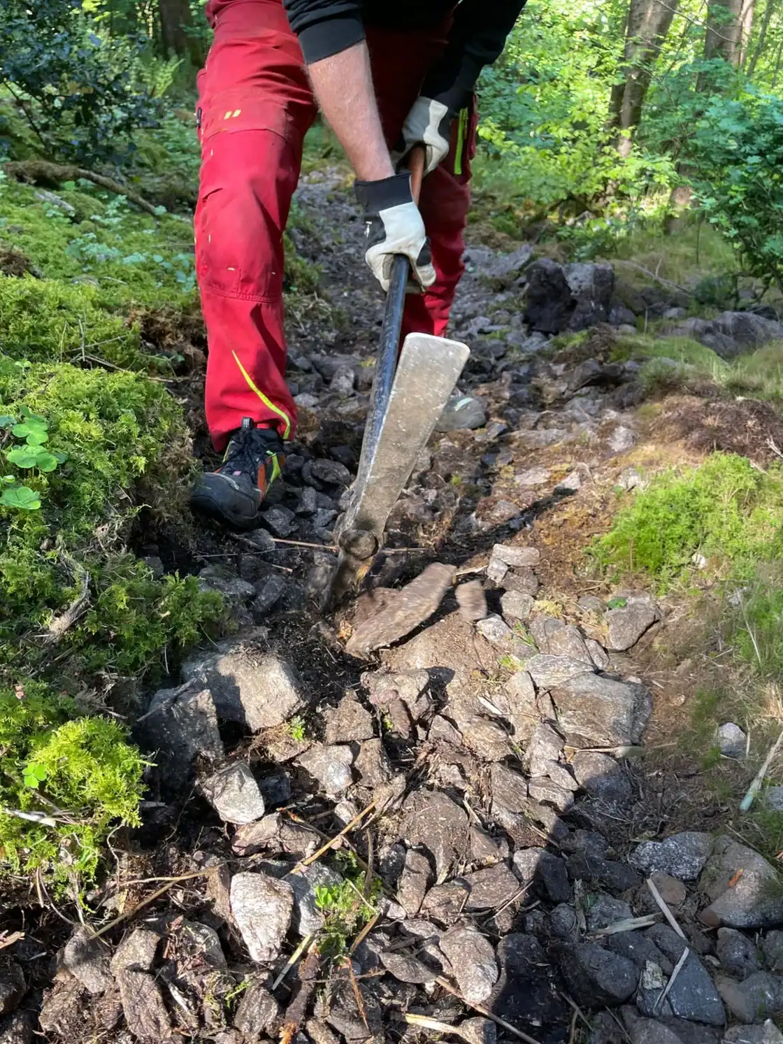 Wegebearbeitung für Kinzigtalsteig